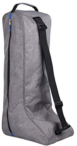 QHP Stiefeltasche, Größe:OneSize, Farbe:grau
