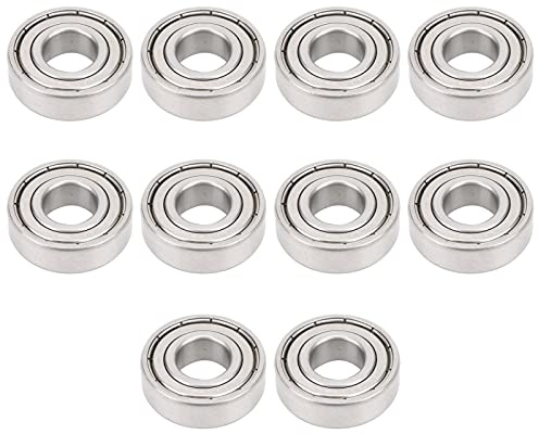 S6203 ZZ Skateboardlager, Dubbelskärmad, 47x17x12 Mm Miniatyrkullager （Förpackning med 10)