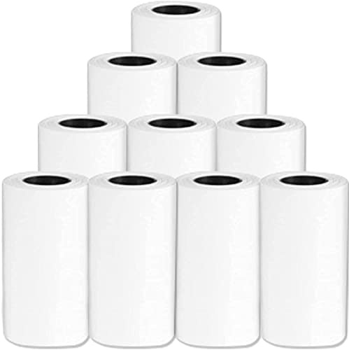12 rullar 57 x 30 mm termiskt papper perfekt för PeriPage PAPERANG P1/P1S/P2/P2S mini mobiltelefonskrivare fotoskrivare BT termisk skrivare bildetikett memo-skrivare