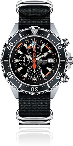Chris Benz CB-C300X-S-NBS herrklocka djupmätare, armband