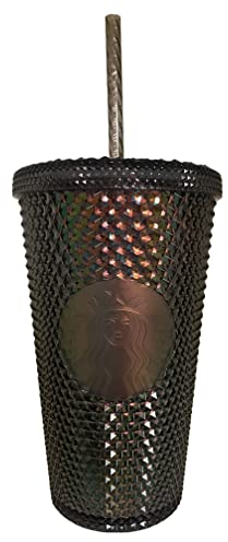 STARBUCKS Limitierte Auflage, 473 ml, glitzernd, anthrazitfarbene Nieten