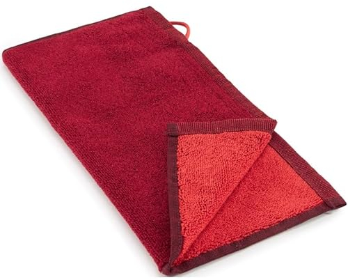 Bassetti New Shades Seiftuch aus 100% Baumwolle in der Farbe Bordeaux 63, Maße: 30x30 cm - 9327877