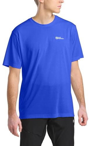 Jack Wolfskin Herren Vonnan S/S M T-Shirt, Vibrant Blue, XXL EU