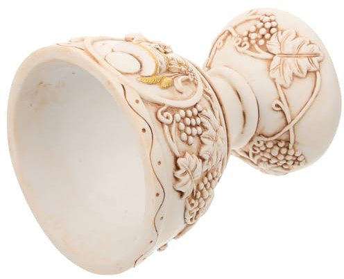 Ciieeo Unique Holy Water Cup Decor Church Ornament Resin Cup Craft Table Decorative for Religious Home