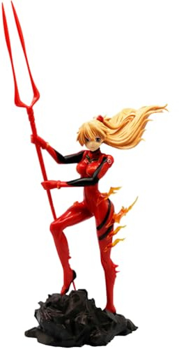 Anime Asuka Langley Soryu Figure-25cm Asuka Figurine Statue Model PVC Film Figure Collectible Desktop Decoration