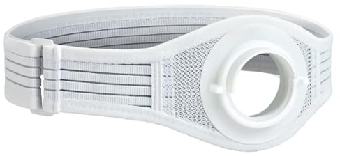 Stomiband för Män och Kvinnor, Stomi, Stomibandage, Bukbandage Efter Operation, Öppning 6 Cm med Roterande Gränssnitt för Förnödenheter Efter Operation
