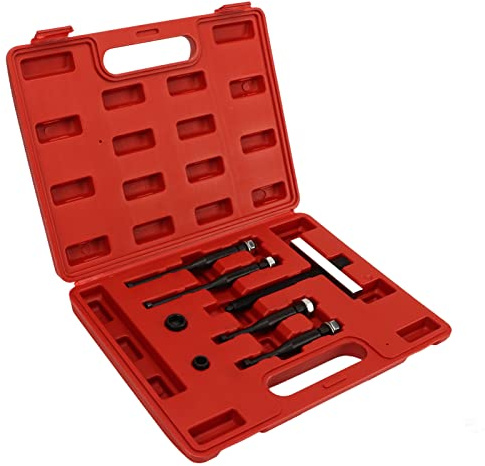 AKLOSIPY 2006 Rattavdragare Rattavdragare K Bilrattavdragare Verktyg Värmebehandlat Anodiserat Kolstål med Förvaringsbox7PCS och Verktyg för Fordonsunderhåll7P