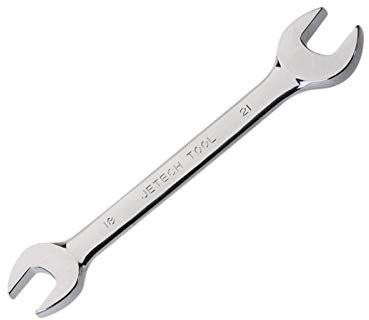 Toolstar - Chiave aperta con estremità aperta, 1 chiave metrica a doppia estremità aperta, 17 x 19 mm