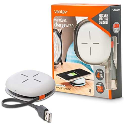 Ventev Wireless Chargewrap Mini, Qi Certified Charger for Most Wireless-Enabled Devices (WCWMINIVNV)