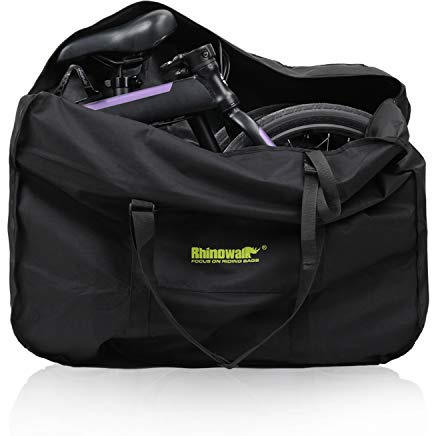 HUNTVP Folding Bike Bag Bike Travel Bag Case Box Thick Bicycle Folding Carry Bag Pouch,Bike Transport Case for Air Travel