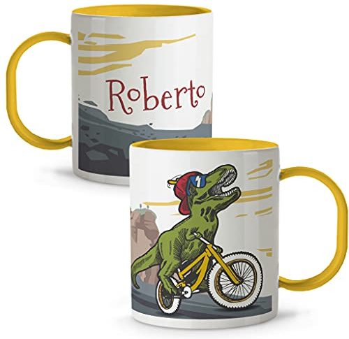LolaPix Tazze di plastica per Bambini. Tazze Personalizzate. Tazze di plastica per Bambini. Vari Disegni. Bike