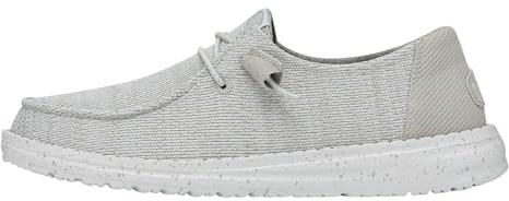 HEYDUDE Wendy Stretch Sox för kvinnor - Casual Slip-On Flat Shoes - Moccasin Style