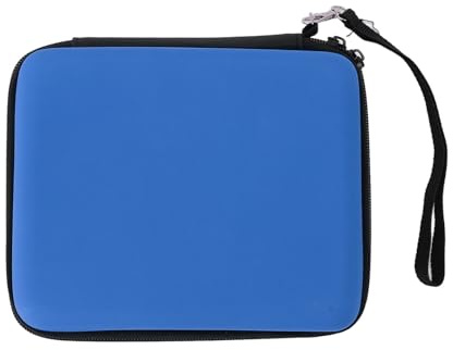 MENDUNER Portable Console De Jeu Étui De Transport, pour 2DS Console Carte De Jeu et Autres Accessoires, De Protection Voyage Rétro Mini Lecteur Boîte (BLUE)