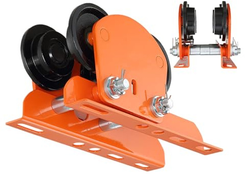 para Vigas - Polipastos De Garaje De Acero Aleado, Manual Ajustable para Polipastos Eléctricos Y Ďe Vigas | Çarro Đe Elevación Manual Ṕara Construcción, Industria, Hogar, Taller, Garaje