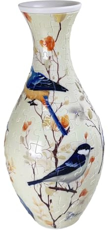 Vase Puzzle 3D pour Adultes et Enfants, pièces en Plastique emboîtables, Jouets de Noël pour Arrangements Floraux, Artisanat, décoration d'intérieur, 3D