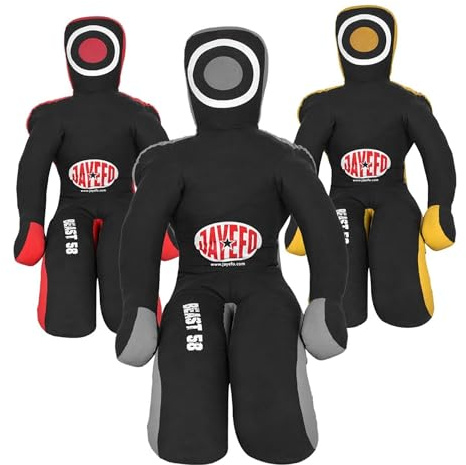 JAYEFO Beast 58 BJJ Mannequin de Lutte brésilien JIU Jitsu pour Grappling-soumission-Arts Martiaux Mixtes-MMA-Entraînement Punching Lancer Sac de Boxe Pratique Karaté Judo