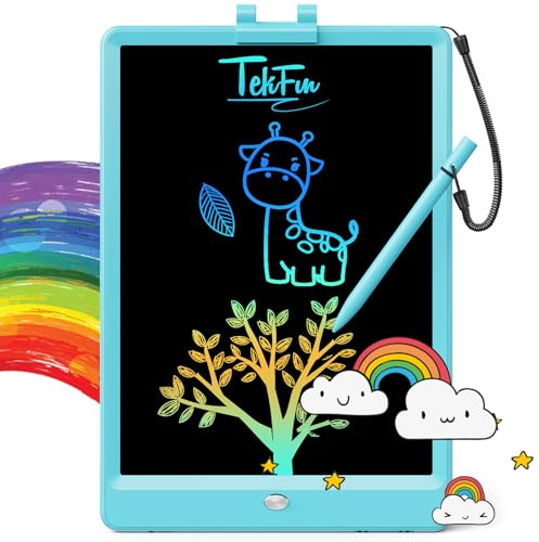 TEKFUN Kids Toys 8.5 Inch LCD Writing Tablet,3 4 5 6 7 Years Old Boys and Girls Toys,Gifts for Boys and Girls,Back to School Season Gifts,Birthday Gifts,Outdoor Toys,Educational Toys,Kids Toys(Blue)