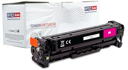 OFFICE Partner Kompatibel Toner recycelt als Ersatz für HP 410A CF413A für HP Color LaserJet Pro MFP M477fdw M477fdn M452nw M377dw M452dn M452dw M477dw M477nw (Magenta)