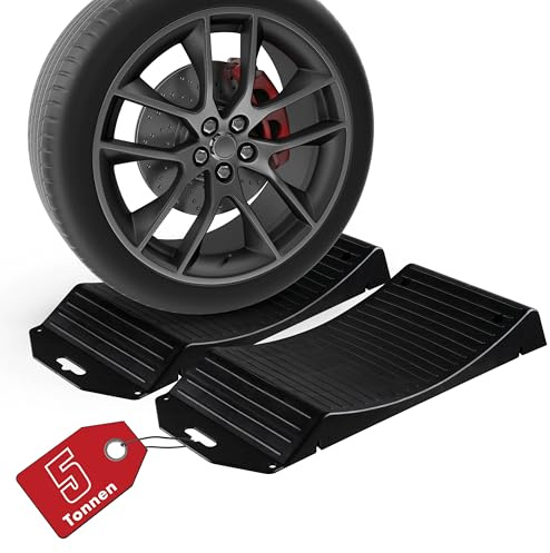 Walser Juego de 2 Protectores de neumáticos, práctico Soporte de neumáticos con Capacidad de Carga de hasta 5 t, Juego de 2 Protectores de Ruedas de Coche de tamaño Universal contra pinchazos