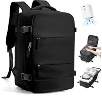 SZLX Mochila De Vacío Equipaje De Mano Mujeres, Mochila Airbag Con Sistema De Vacío Para Viajes, Ryanair Mochila De Viaje Tamaño Cabina Con Bomba Impermeable Maleta De Vacío Para Hombres