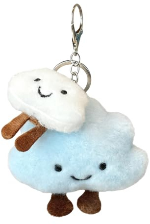 GONZTEL 1 pièce Porte Clef Peluche, Porte Clés Jouets, Porte Clé Mignon Keychain Cute, pour Sac à Dos, Jouet