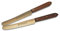 Marsvogel - 2 Stück Tafelmesser mit Wellenschliff - Bubinga Holz Spitz - Made in Solingen