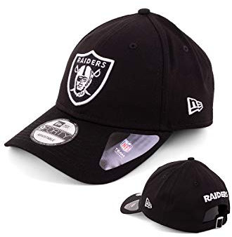 New Era Caps - Baseball Cap Kappe Muetze - Limiterte Designs - MLB NBA NFL - Yankees Lakers Bulls Raiders Chiefs Dodgers Seahawks Sox 49ers ((Oakland) Las Vegas Raiders Black V1)