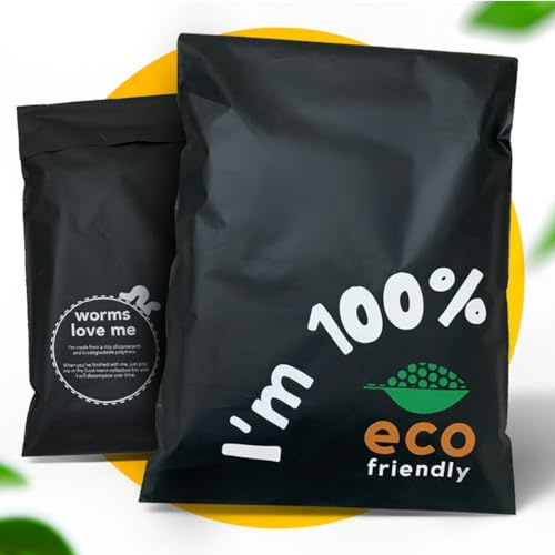 Simplelifeco Sacs d'Expédition Compostables (23 x 30 cm) | Sacs Postaux Écologiques | B Corp (50 Pièces)