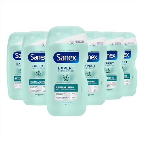 Sanex Expert Skin Health Shower Gel Agave Revital 450ml x 6