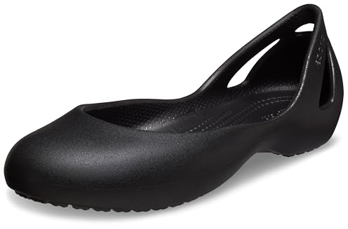 Crocs Women's Kadee Ballet Flats, Black, 7