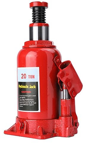 Cozyel Cric Idraulico a Bottiglia 20T, Martinetto Idraulico per Auto, Altezza Regolabile 22-41 cm, Facile da Usare, Compatibile con Auto, SUV, Camion e Trattori, Design Compatto e Portatile