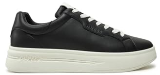 GUESS Winno läderjeans sneakers, svart, 42 EU
