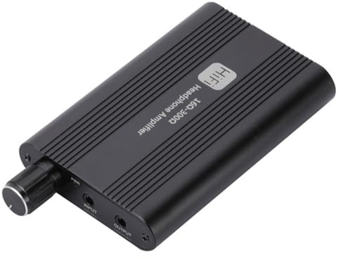 Elydiva Amplificateur de Casque HiFi Mini 16-300Ω Ampli pour Écouteurs 3,5 mm Récepteur Audio AUX Lecteur de Musique Amplificateur pour Écouteurs
