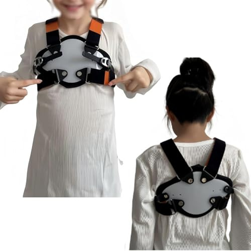 Soporte Para Ortesis De Pectus Carinatum, Soporte Para El Pecho De Paloma, Ajuste Libremente El Tamaño Y La Presión, Diseño Antideslizante Y Antidesplazamiento, Se Puede Usar En Ambos Lados, Agradable