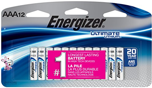Energizer Ultimate Lithium AAA Batteries, 12 Count