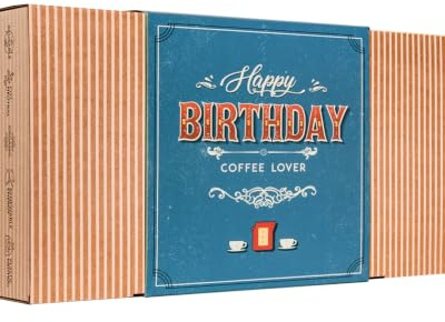 Gourmet Birthday Coffee Gifts for Men & Women - 10 World's Finest Coffees | Coffee Gift Set with Single Estate Specialty & Organic Coffees to Brew & Enjoy Anytime, Anywhere - Gift Idea for Him & Her