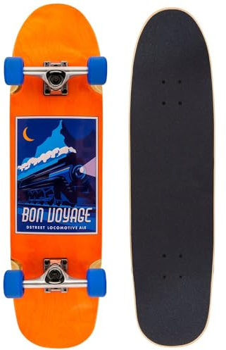 D Street Cruiser Bon Voyage Factory Complete Skateboard Orange 8.5