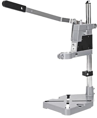 Ruwshuuk Trapano a colonna da banco, supporto per trapano - Strumento per supporto per trapano a mano,Supporto per trapano multifunzionale, trapano a colonna portatile per negozi professionali