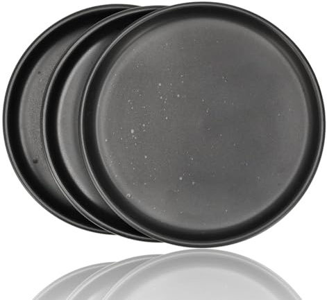 Set di piatti da dessert e piatti da colazione Ø 20 cm – Piatti da portata in ceramica per forno a microonde, forno e lavastoviglie – Set di piatti piatti rotondi piatti per torte, insalate, torte e