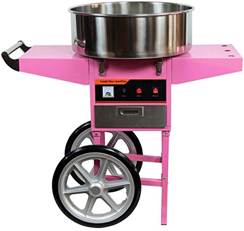 GT CATERING Machine barbe à papa professionnelle avec chariot