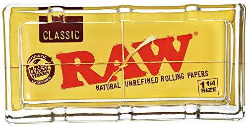 RAW Classic Glass Ashtray, Medium