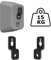 Mars Outpost | Staffe universali per altoparlante satellitare | Vite M5 M6 UNC 1/4-20 | Più di 15 kg | Compatibile con Logitech Z906, Panasonic, Bose, Sonos, Yamaha, Samsung, Sony, etc