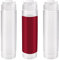 Luter 3pcs Condiment Dispensing Bottles, 16oz Plastic Upside Down Squeeze Bottles for Sauces, Ketchup, Grilling, Salads (White)