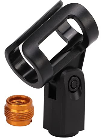 Clip de Microphone Réglable avec Trou de Vis 5/8, Support Universel en Plastique Léger pour Trépied, Installation Facile