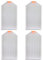 Diamond Painting Tray,4 PCS Diamond Painting Schiffchen Diamanten Malzubehör Tablett Diamanten Edelsteine ​​Aufbewahrungsplatte für Nail Art Kreuz Nähzubehör Weiß