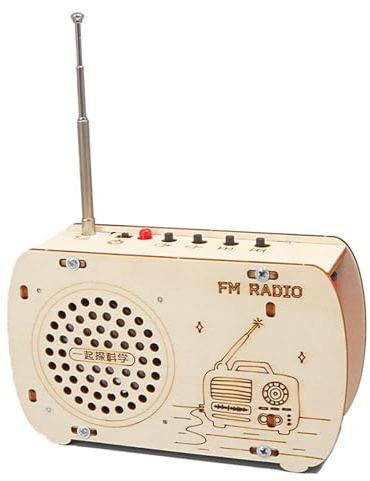 Générique Kit per Costruire Una Radio - Radio per | Kit di apprendimento Elettronica Dee Radios in Legno Kit Di Costruzione Radio Dee, Kit Elettronici per Esperienze Scientifiche per
