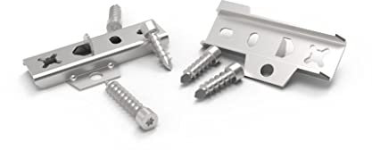 BioMaderas® Clips Edelstahl - verdeckte Befestigung für Terrassendielen (auch Tropenholz) mit 19mm bis 25mm Stärke (50)