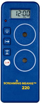 Screaming Meanie 220 Alarm Clock & Time for Deep Sleepers, Blue