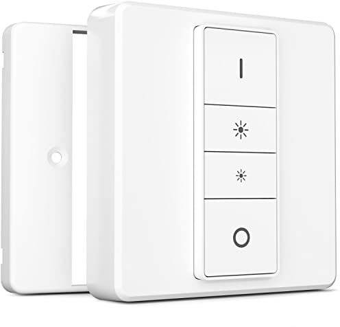 IYOKI® Classic Switch Cover for Philips Hue Dimmer V1, Compatible with Hue Switch Cover, Remote Light Switch Plate Adapter, 1-Gang (1-Pack)