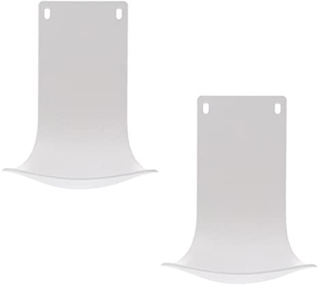 Generic 2Pcs Wall Mounted Drip Tray for Soap Dispenser Plastic Catch Tray